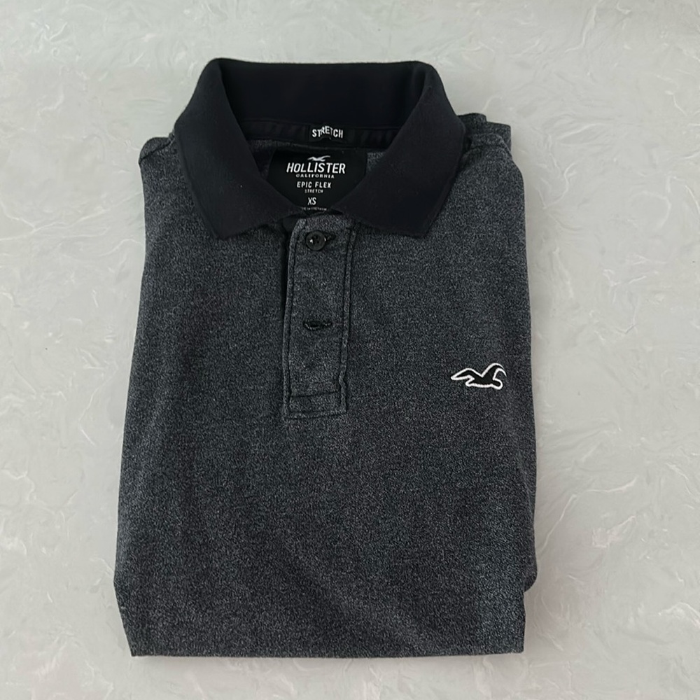 Hollister California Epic Flex Stretch XS Collard Shirt School